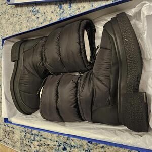 New Stuart Weitzman Women's Black CAM Sportlift Winter Boots Size 7